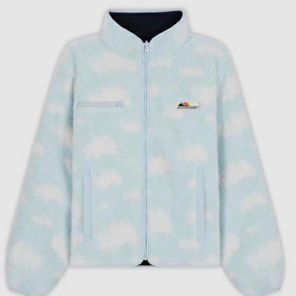 Madhappy unisex reversible outdoors fleece jacket in midnight cloud